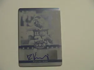 2012 Leaf US Army All American Raphael Kirby Miami Hurricanes Auto 1/1 - Picture 1 of 2