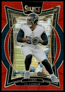 2024 Panini Select #11 J.C. Latham Red Prizm #/99 - Picture 1 of 2