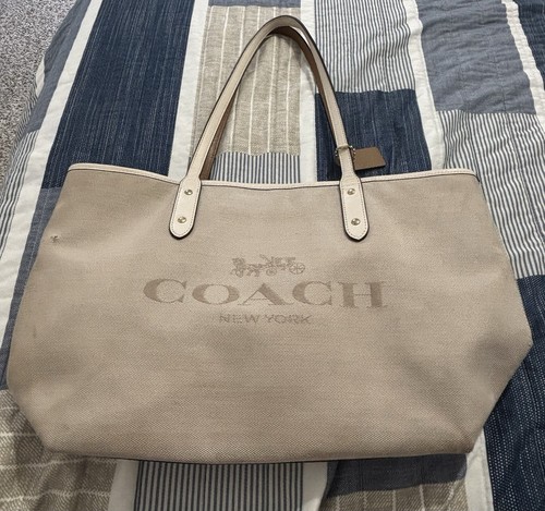Borsa Coach C0671 Signature City Jacquard con zip