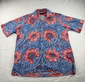 LINCS DC & Co Camp Shirt Men's Small Multicolor Floral Short Sleeve Casual Wear - Picture 1 of 10