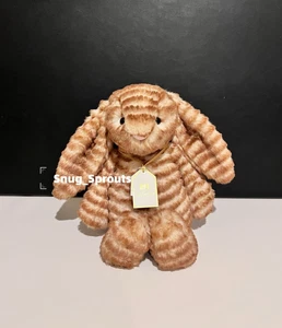 AUTHENTIC‼️NWT Jellycat Medium bashful  Luxe Bunny Juniper 12" -FAST SHIPPING - Picture 1 of 7