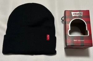 Levis Beanie Mens Black - Picture 1 of 2