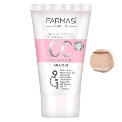 FARMASI - MAKE UP- SKIN PERFECTING CC CREAM MEDIUM 03 (9 in 1) 50ML