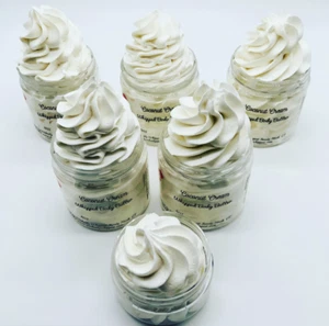 CHOOSE YOUR SCENT - HANDMADE WHIPPED BODY BUTTER - NON GREASY FORMULA - 4/8/16oz - Picture 1 of 17
