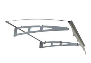 GarLUGH DA4734C Series Door Window Awning Made of 0.137 Inch Thick Crystal Solid - Picture 1 of 8