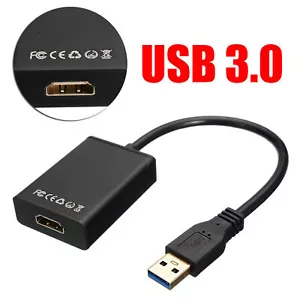 HD 1080P USB 3.0 a HDMI adattatore cavo video convertitore per PC laptop HDTV - Foto 1 di 8