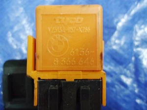 02-2010 BMW MINI COOPER R50 R52 R53 RELÉ DOBLE N/O NARANJA PASTEL 61368366646 OEM - Imagen 1 de 5