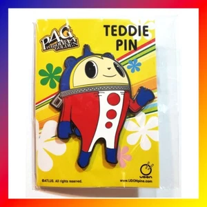 PIN ESMALTADO AX 2024 PERSONA 4 Teddie Anime Expo DORADO Exclusivo ATLUS SOLAPA Nueva - Imagen 1 de 3
