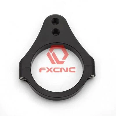 Amortiguador amortiguador horquilla CNC NEGRO 50mm para motocicleta deportiva doble Foto 1 de 4