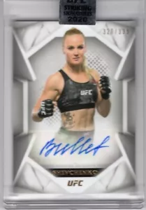 Valentina Shevchenko 2020 Topps UFC LLAMATIVAS FIRMAS AUTOMÁTICO #328/339 **BALA** - Imagen 1 de 2