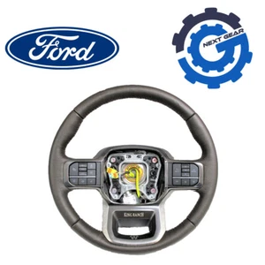 New OEM Ford Steering Wheel Brown Leather Heated 2021-23 Ford F150 ML3Z-3600-FL - Picture 1 of 5