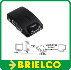 CONVERTIDOR ADAPTADOR SEÑAL VGA SUBD15 PIN A VIDEO COMPUESTO RCA Y SVIDEO BD8515 - Imagen 1 de 1