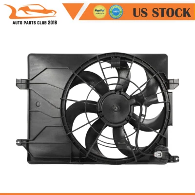 Fit For 2010-2015 Hyundai Tucson 2011-2016 Kia Sportage radiator cooling fan Foto 1 de 4