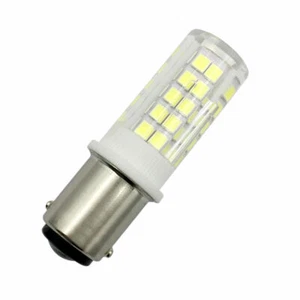 BA15D BA15 LED Light Bulb Globes 64-2835 Lamp Fit Singer 301A/401A 110V/220V - Picture 1 of 6