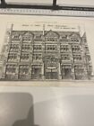 Antique Architect Plate Offices Addle St Aldermanbury Building News 1880