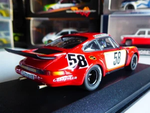 1/43 Minichamps Porsche 911 Carrera RSR 3.0 Georg Loos Winner 24 H Le Mans 1977 - Imagen 1 de 13
