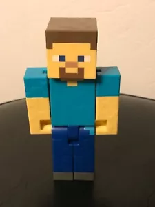 Figura de acción Minecraft Steve 5,5" posable Mattel 2015 - Imagen 1 de 7