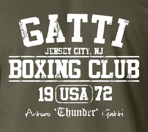Camiseta GATTI BOXING CLUB Arturo boxeador italiano campeón de MMA gimnasio de combate S-6XL - Imagen 1 de 14