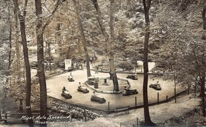 Benton Harbor MI House of David Midget Auto Speedway RPPC - Bild 1 von 2