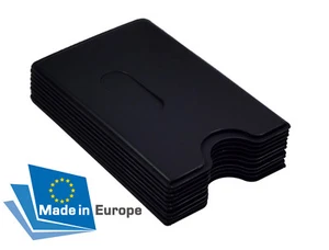 Funda para tarjeta EC negra ESTABLE funda para tarjeta de crédito caja de tarjeta de cheques funda protectora 1A  - Imagen 1 de 3