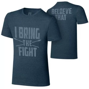 Roman Reigns WWE "I Bring the Fight" "Believe That" Blue Short Sleeve T-Shirt M - Picture 1 of 6