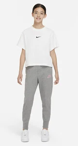 Nike Sportswear Club French Terry Grey Girls Joggers Multi Sizes DC7211-093 - Picture 1 of 3