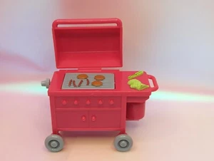 Fisher Price Loving Family Puppenhaus rot Grill BBQ Outdoor Hinterhof - Bild 1 von 10