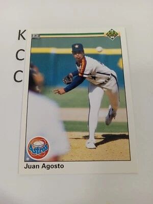 1990 Upper Deck - #450 Juan Agosto Houston Astros - Image 1 of 2