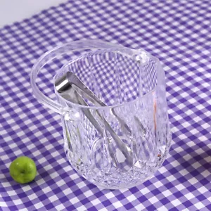 Red Wine Ice Bucket Square Ice Bucket Bucket Bar Bucket - Picture 1 of 11