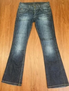 Pantalones de mezclilla Hudson azul para mujer, talla 27, lavado medio, elásticos, corte bota - Imagen 1 de 8