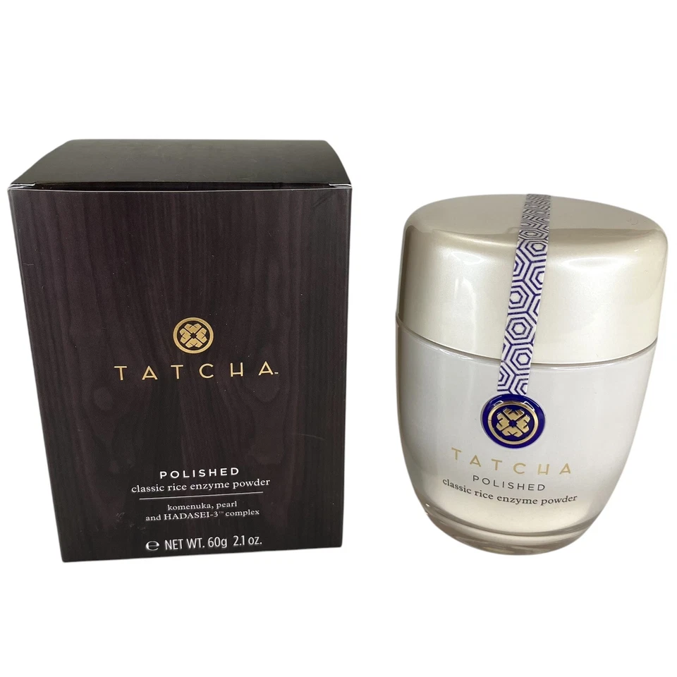 Tatcha Polished Classic Rice Enzyme Powder 2.1 oz New Sealed Hadasei 3 Complex - Image 1 of 4