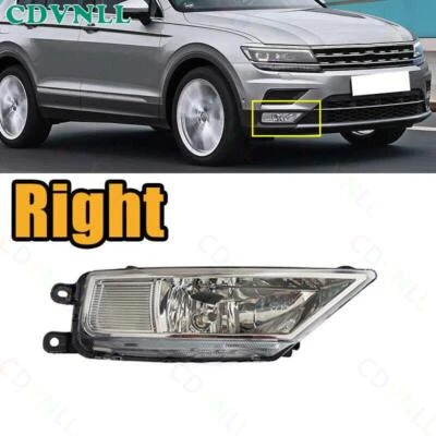 For Volkswagen Tiguan 5N 2016-21 Right Front Bumper Fog Light Driving Lamp Bulb - Imagem 1 de 4