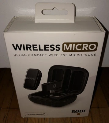 New Sealed Rode Wireless Micro Microphone Kit - USB-C, Black - Image 1 of 4