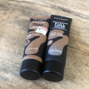 (2) Revlon ColorStay Full Cover Foundation Matte 425 Caramel 1 oz Each - Picture 1 of 5