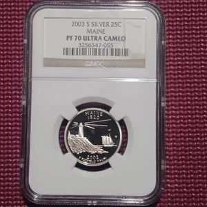 2003 S Maine Silver NGC PF 70 UCAM - Picture 1 of 2