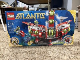 LEGO Atlantis Exploration HQ 8077 Atlantis Theme Complete Set 473 Pieces