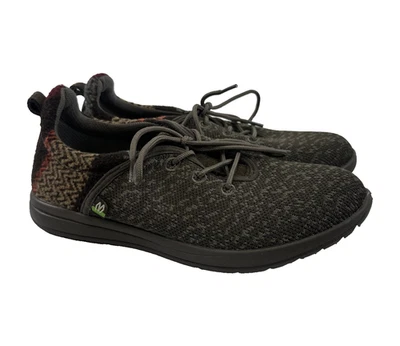 Minnetonka Eco Anew Sneaker Morel Limited Edition Brown Knit Fabric Womens 6.5 - Image 1 of 4