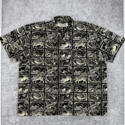 Pelle Pelle Marc Buchanan Shirt Men’s 5XL Animal AOP VTG Y2K Camp Hip Hop - Image 1 of 4