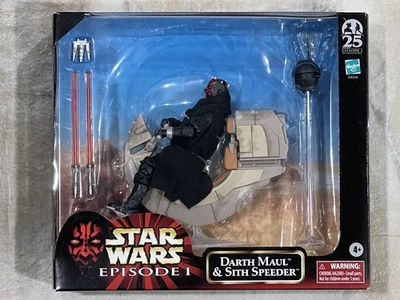 Star Wars: Episode I The Phantom Menace Black Series Darth Maul & Sith Speeder - Image 1 of 2