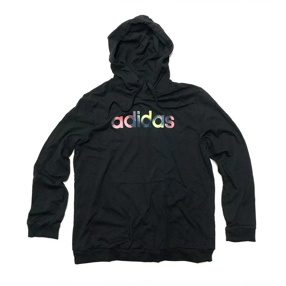 Women’s adidas Rainbow Climalite Spring Training Hoodie X-large FM6181 XL Black