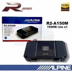 Amplifier ALPINE R2-A150M Class D R-Series 1 Ch Power Wrms 1X1500 A 1 Ohm - Picture 1 of 8