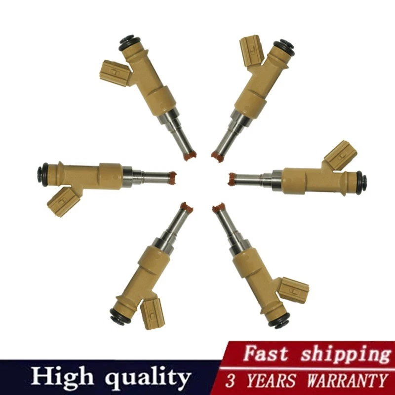 Inyector de combustible 6 piezas 2320939215 para Toyota 2010-2019 4Runner 2012-2014 Tundra 4,0 L Foto 1 de 4