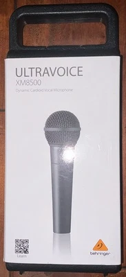 NEW 🎤 Behringer Ultravoice XM8500 Dynamic Cardioid Vocal Microphone, Case, Clip - Image 1 of 3