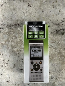 Brand New OM System WS-882 Digital Voice Recorder 4GB - Audio Recording Device - Picture 1 of 5