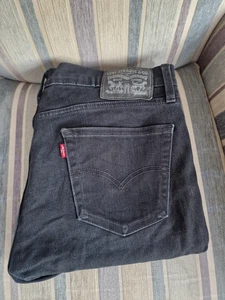 Jeans negros originales Levi Strauss & Co - W34 x L30 - usados, buen estado. - Imagen 1 de 7