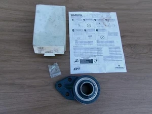 SEALMASTER 3-BOLT CAST IRON FLANGE BRACKET BALL BEARING 1 7/16"  FBMH-23 NIB - Picture 1 of 9