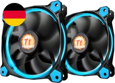 Thermaltake Riing 12 Hoher Statischer Druck Circular Ring Blue LED Case/Heizkörp - Bild 1 von 4