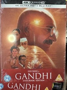 Gandhi 4K Steelbook Ultra HD Blu ray Set In Stock Now - Picture 1 of 2