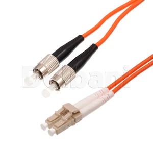 Fiber Optic Cable Patch Cord LC-FC, Duplex Multimode DMM, 10 Meter - Picture 1 of 1