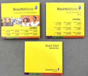 Rosetta Stone ESPANOL TOTALE Spanish Level 1-5 2010 & Audio Companion MP3 2011 - Picture 1 of 8